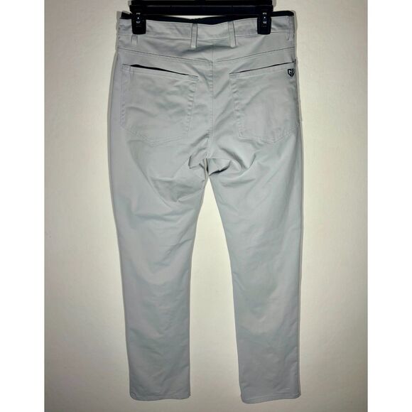 Graham Luxe Men’s Light Grey Performance Golf Pants 30x32 - Picture 5 of 6